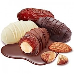 DATE CROWN CHOCOLATE DATES : 100GM